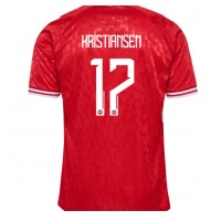 Dänemark Victor Kristiansen #17 Fußballbekleidung Heimtrikot EM 2024 Kurzarm